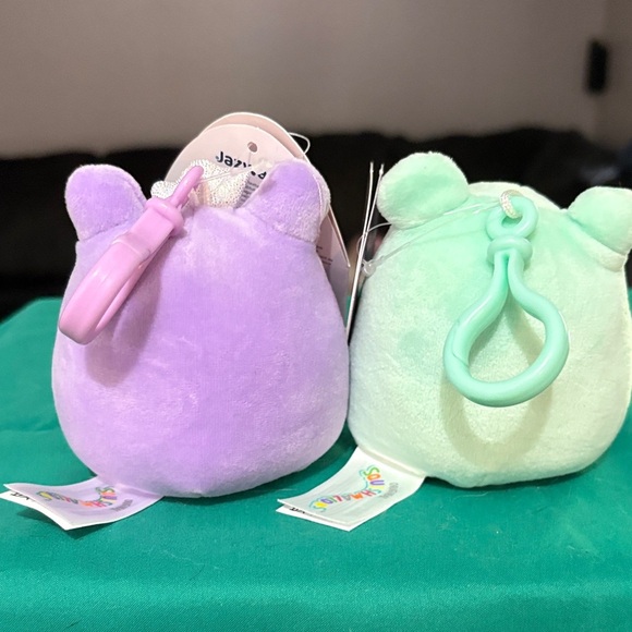 Squishmallows Purple and Mint Frog Plush Duo - Picture 2 of 6